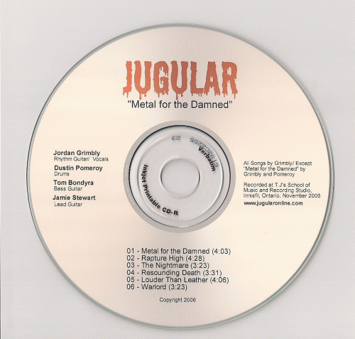 Jugular : Metal for the Damned